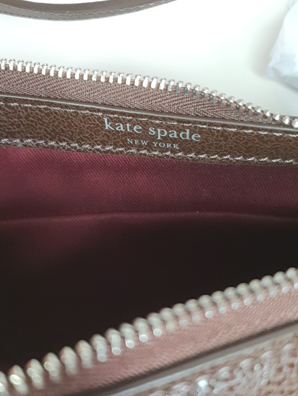 Kate Spade Halo Glazed Leather Crossbody Bag  NWOT + FREE GIFT - Picture 6 of 15